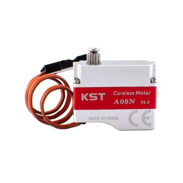 Ventas calientes KST A08N V6.0 3.2Kgf.cm 0.09sec Glider DLG Metal Gear HV Motor sin núcleo para RC Glider Wing